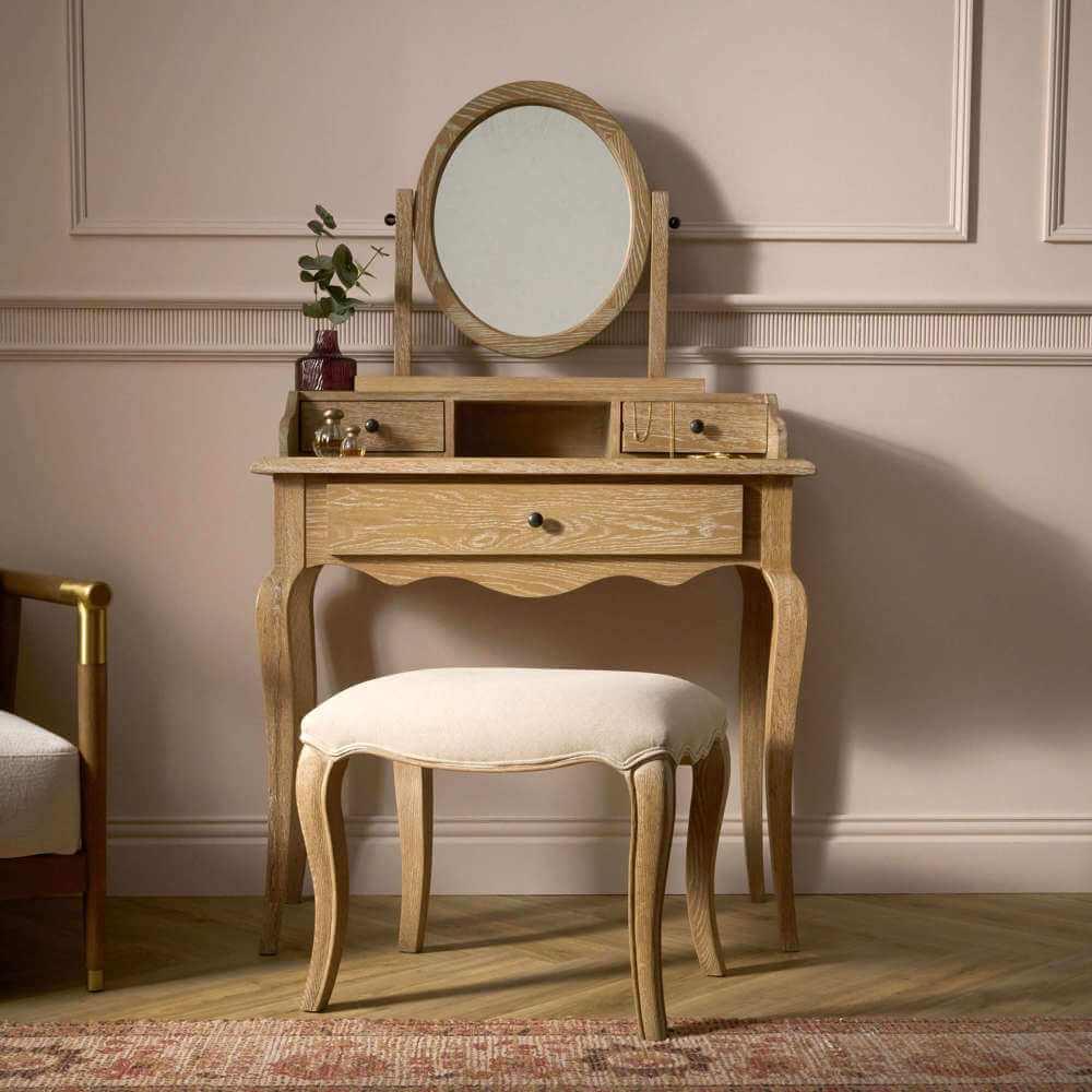 Sienna Beau Mirror, Weathered Oak